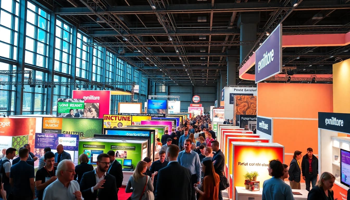 Explore stunning displays from leading exhibition companies UK at a vibrant trade show.