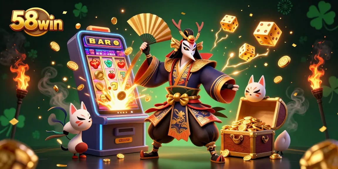 Play exciting slot games at 58win with vibrant animations and thrilling jackpots bursting forth.