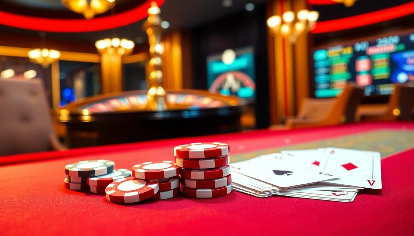 Engage with thrilling gameplay at https://tg88-casino.com/ with rich poker chips and cards.