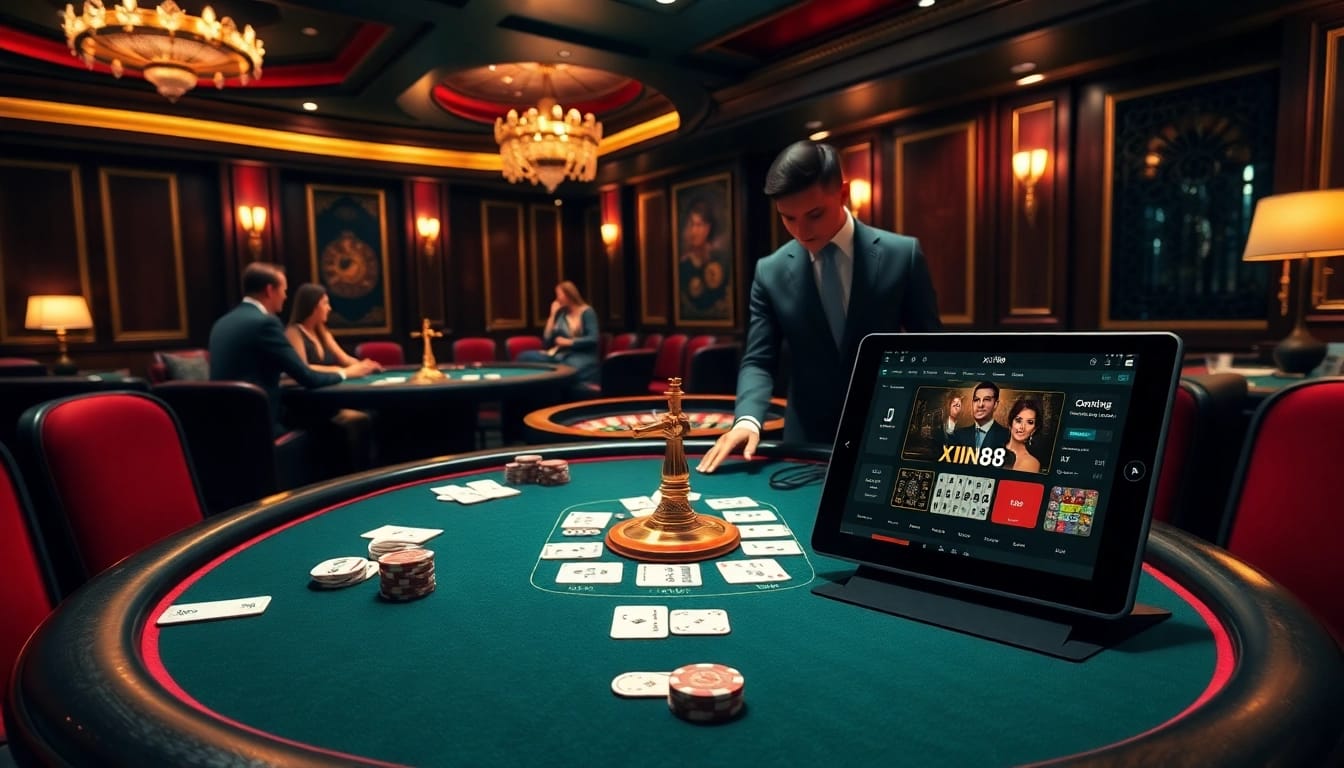 xин88 immersive casino experience with poker, roulette, and online gaming excitement