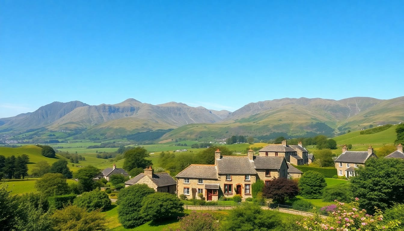 North Wales news showcases the stunning landscape of rural villages and mountains.