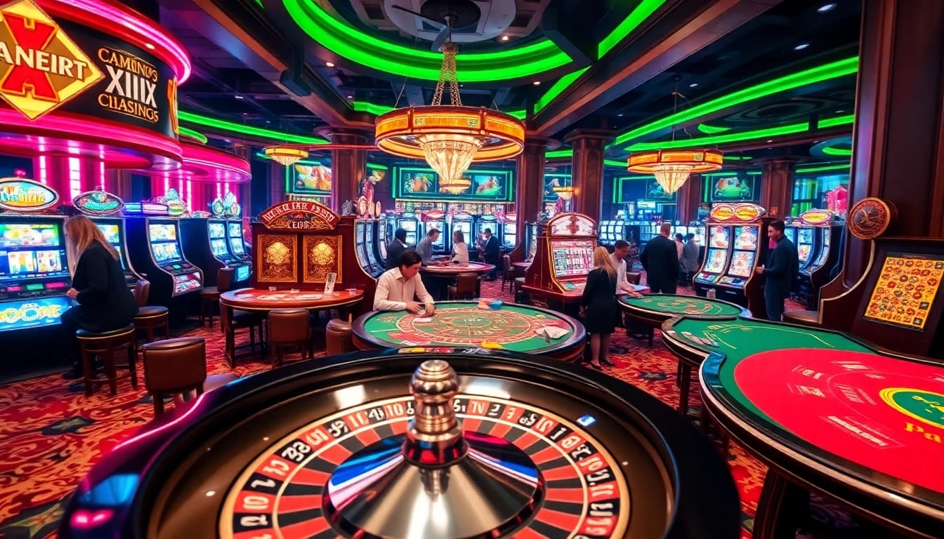 Experience the excitement of an immersive XXX game in a vibrant casino atmosphere.