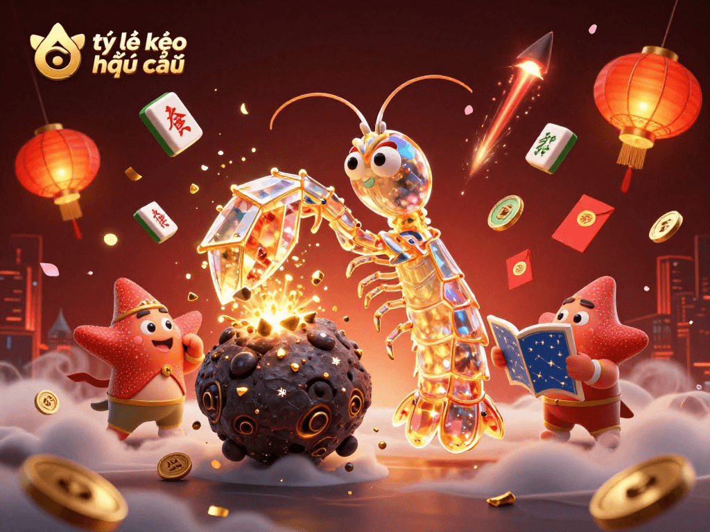 Engage with tỷ lệ kèo nhà cái strategies amidst a stunning cosmic scene filled with gameplay elements.