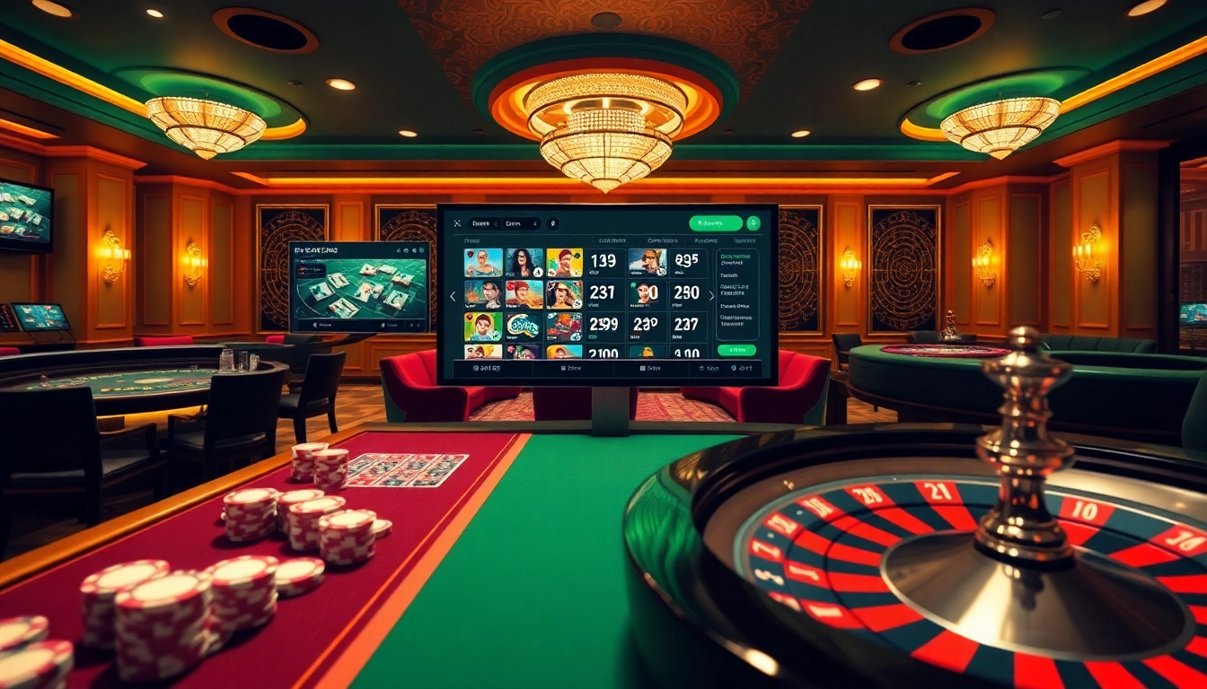 Experience the excitement of online gambling at https://f168.studio/ with vibrant casino tables and stylish poker chips.