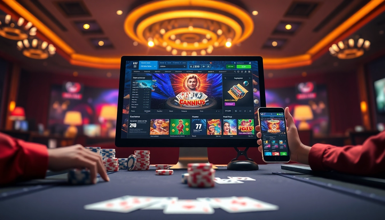 Engaging online casino scene showcasing games and interface from good88.hu.net