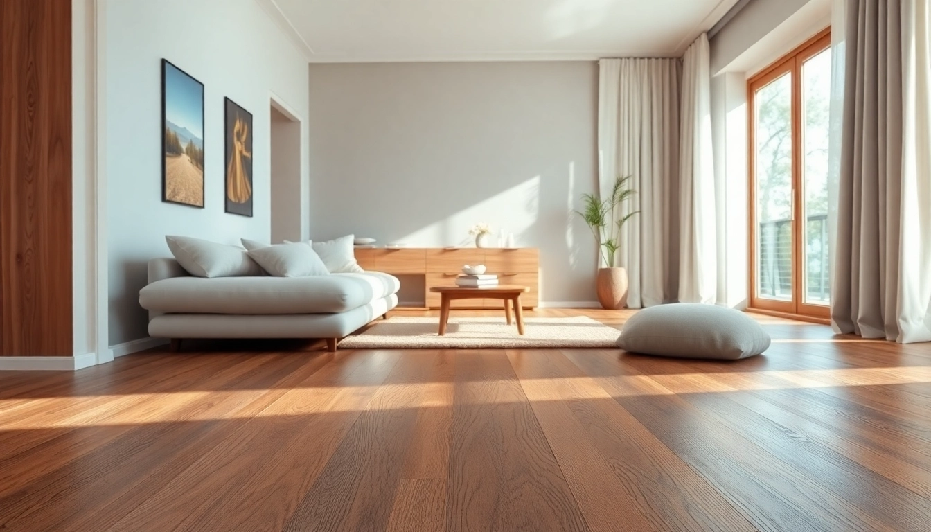 Explore quality options from flooring companies near me through this styled home interior showcasing vinyl flooring.