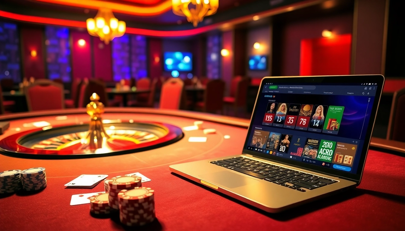 Experience thrilling gaming at trang chủ GG88 with poker chips and lively casino tables.