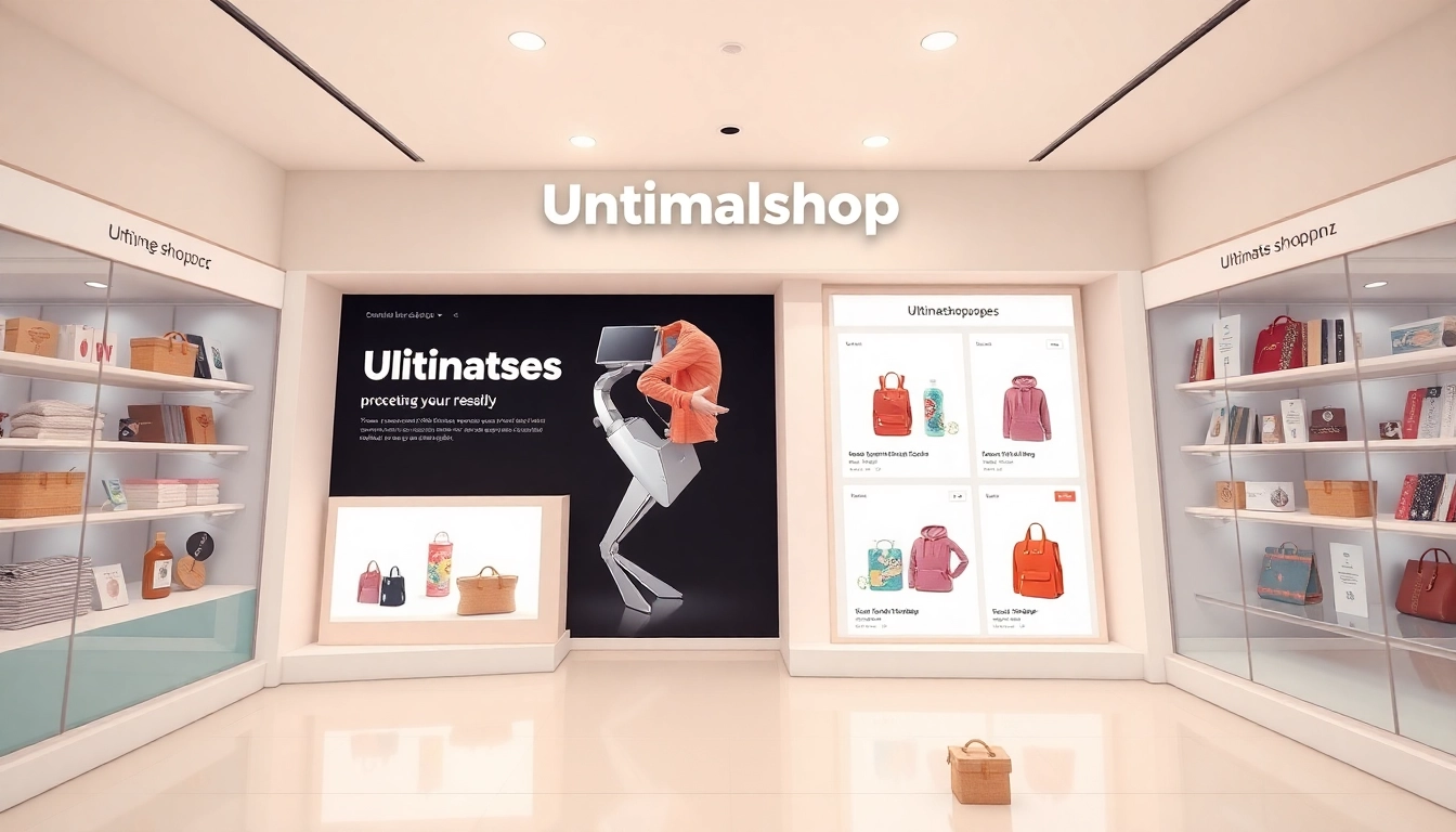Explore the features of Ultimateshop vc through an engaging modern shopping interface.