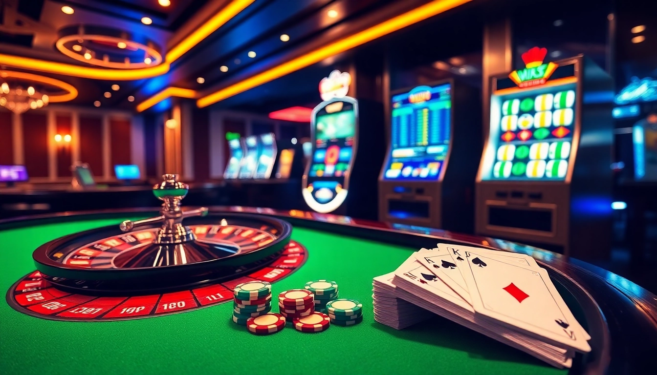 Players enjoying a vibrant casino atmosphere at King88.limited roulette and poker tables.