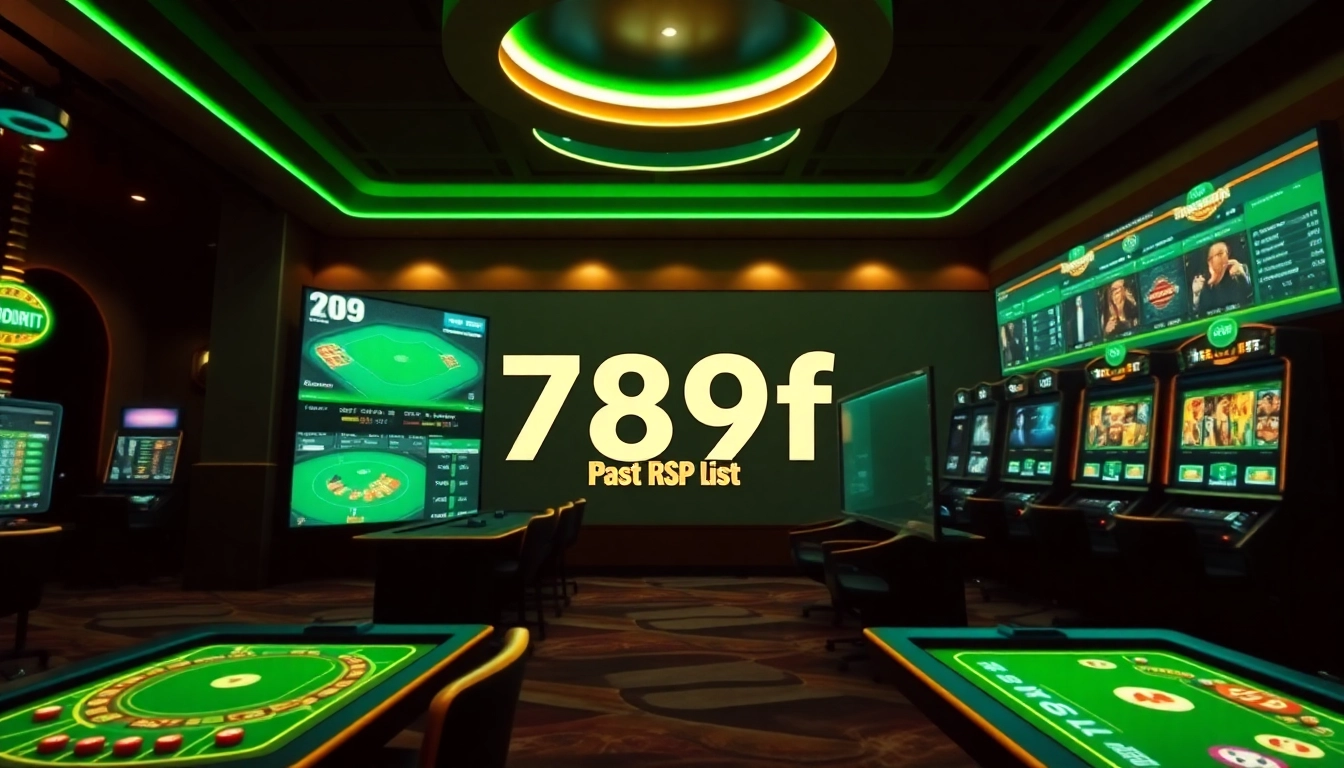 Online gaming interface featuring 789f, showcasing engaging casino and sports betting elements.