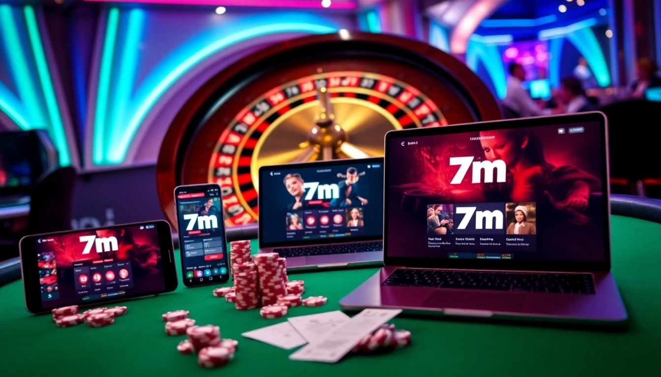 Check live football scores on 7m while enjoying an immersive gambling experience.