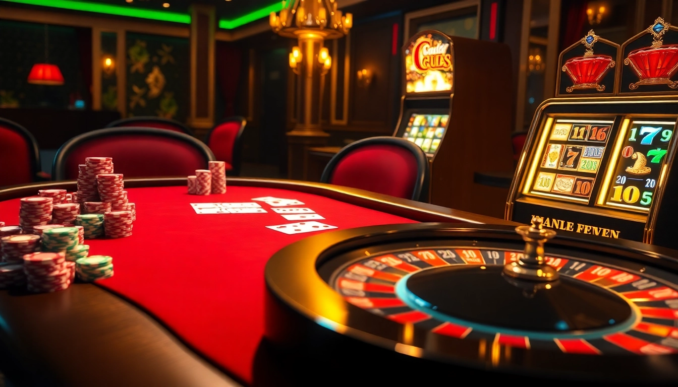 Experience thrilling casino action at https://789cluber.com/ with vibrant poker tables and spinning roulette wheels.