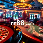 Experience the thrill of gambling at rr88 com with vibrant casino visuals and engaging gameplay elements.