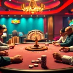 Experience the thrill of high-stakes poker at okkingok.net with engaging players and vibrant casino elements.