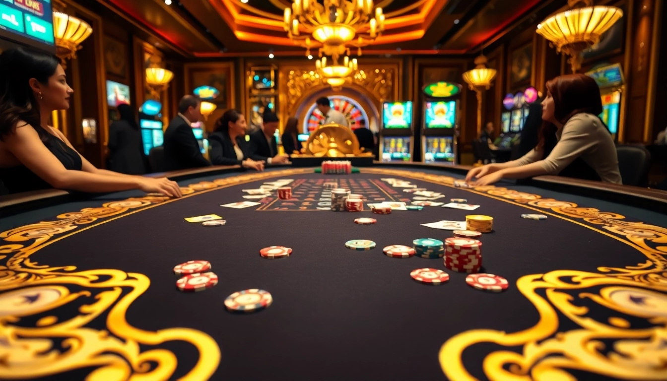 Experience thrilling blackjack action at 88i nhà cái with vibrant chips and luxury ambiance.
