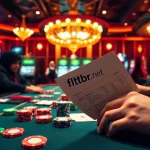 Experience the thrill of high-stakes poker at fly88r.net with professional dealers and vibrant gaming ambiance.