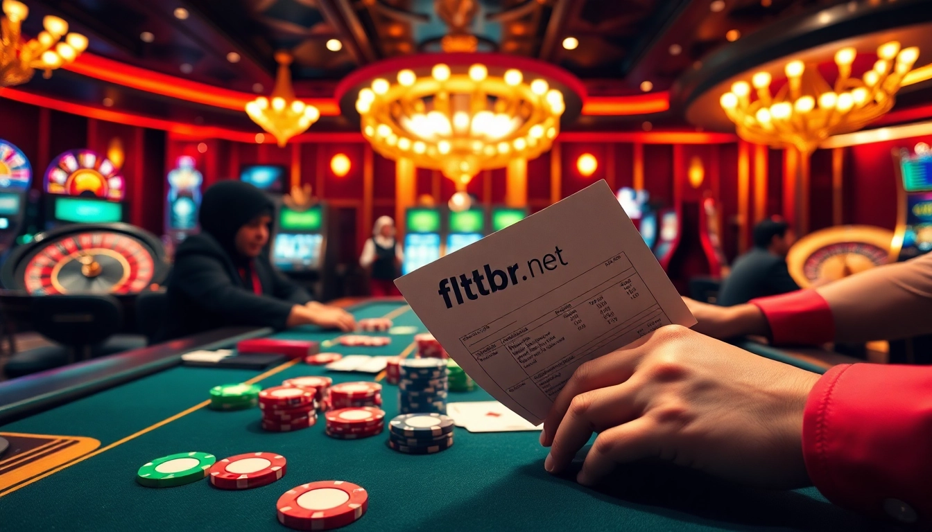 Experience the thrill of high-stakes poker at fly88r.net with professional dealers and vibrant gaming ambiance.