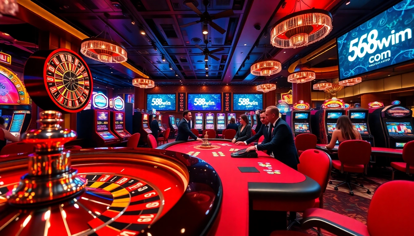 Experience the vibrant energy of gambling at 58win com with poker and roulette.