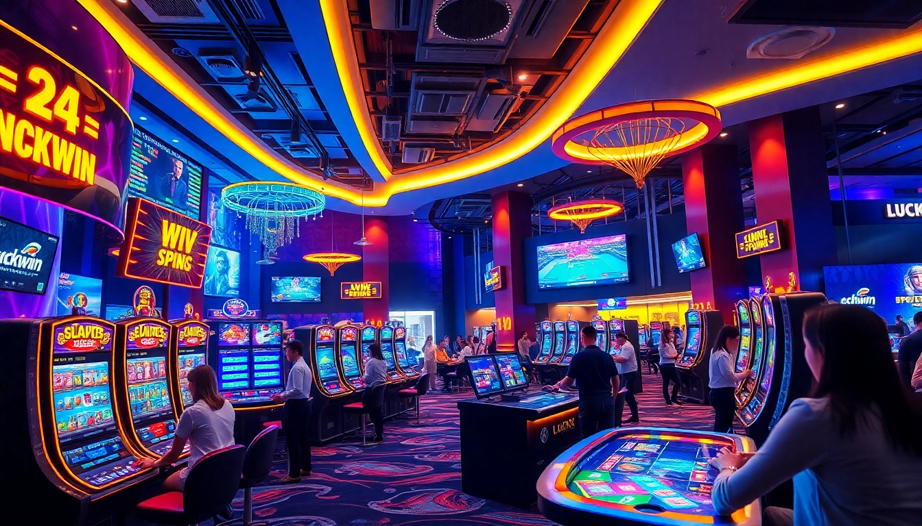 Experience the excitement at Luckywin, a premier online casino with vibrant gaming interfaces and a welcoming atmosphere.