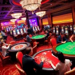 Experience vibrant HitClub gaming with luxury tables and exciting casino ambiance.